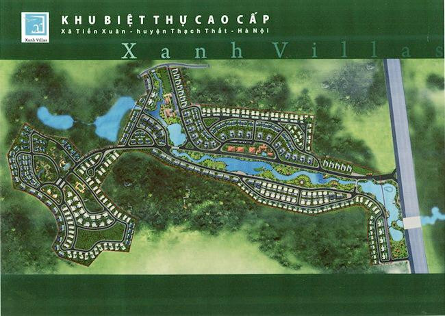 Bảng giá bán biệt thự Xanh Villas Thạch Thất