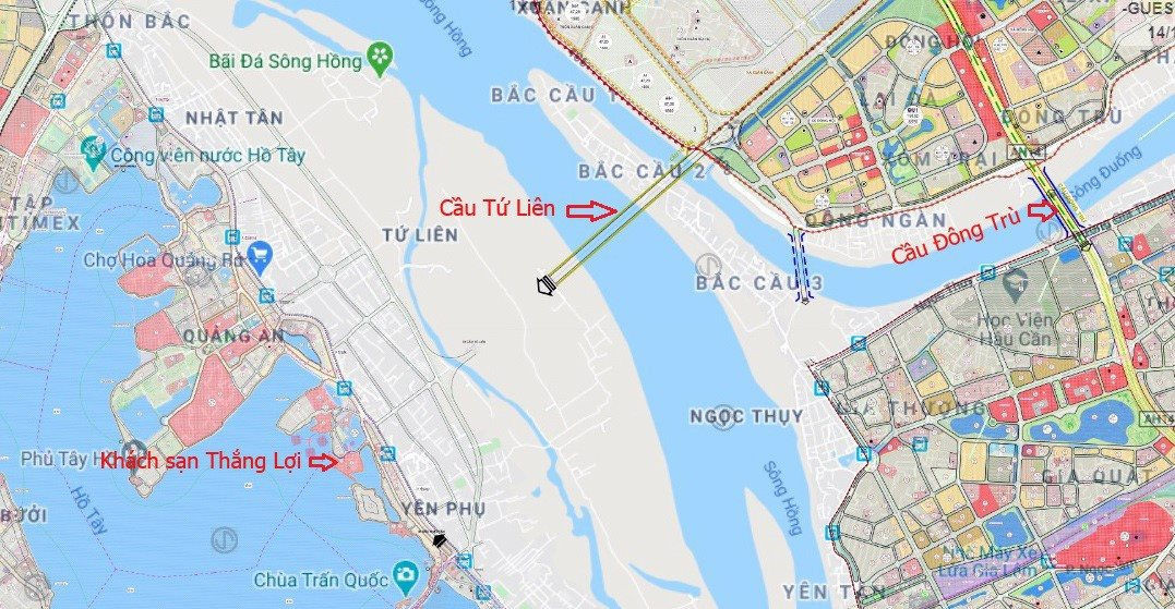 Cầu Tứ Liên có ảnh hưởng như thế nào đến dự án Vinhomes Cổ Loa?