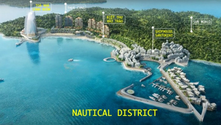 Giá bán biệt thự Bãi Trào Hòn Thơm của Sun Group