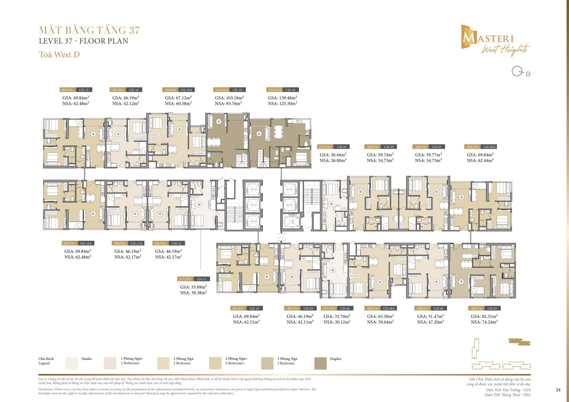 Masteri West Heights Duplex – Sự lựa chọn hàng đầu cho giới tinh hoa
