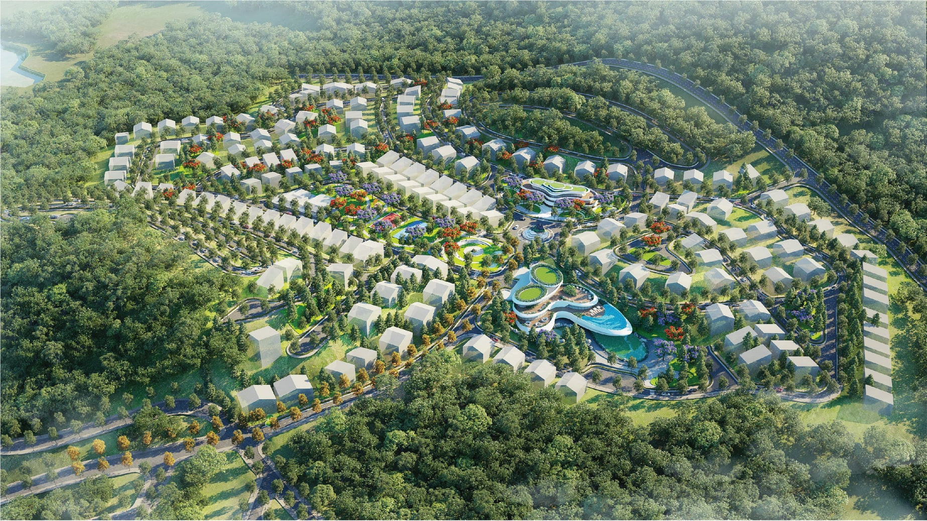 Thông tin tổng quan về “Biệt thự Xanh Villas” Hòa Lạc