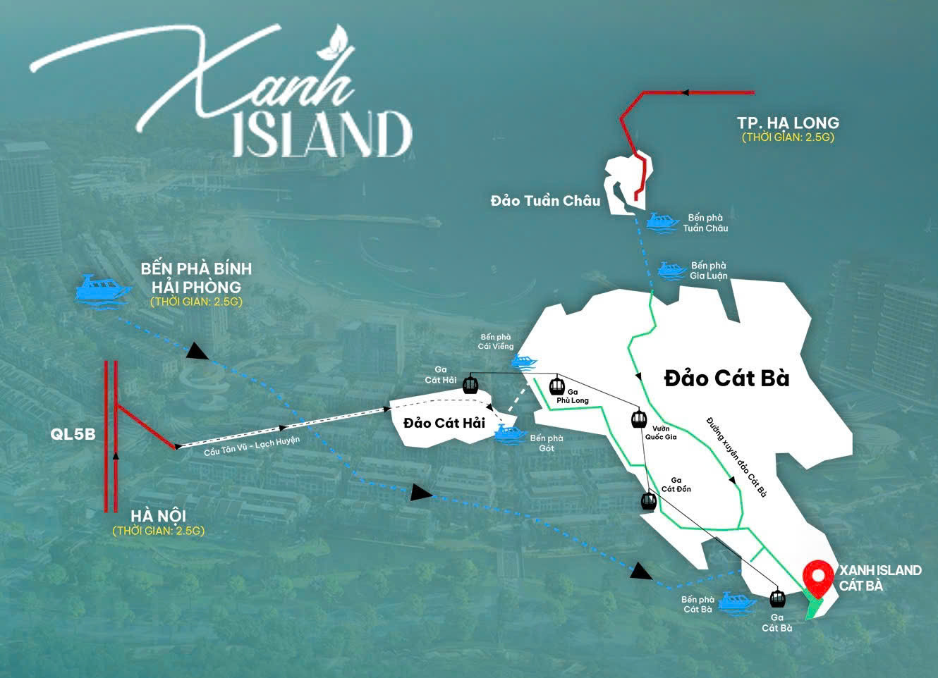 Xanh Boutique – Tâm điểm thương mại sôi động bên bờ biển Cát Bà