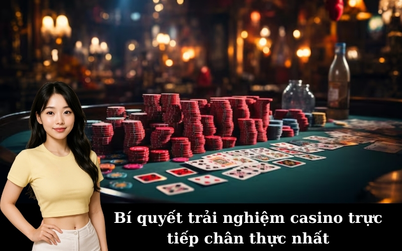 Bí quyết trải nghiệm casino trực tiếp chân thực nhất
